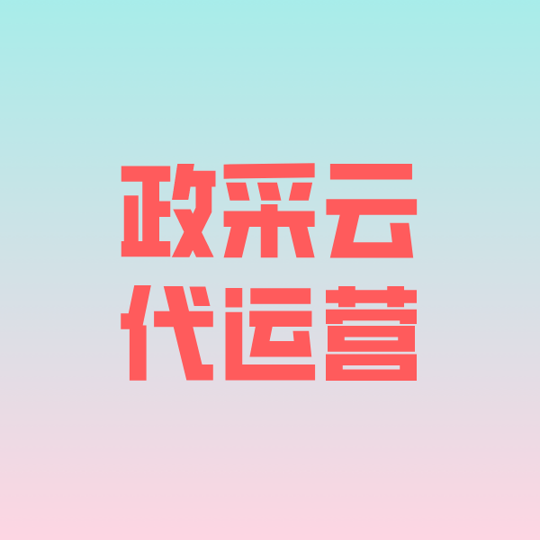 泰州政采云代运营